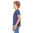thumbnail image 3 of Bella Canvas Jersey Short-Sleeve Tee 3001Y, S, Heather Navy, 3 of 3