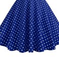 thumbnail image 4 of LNMQLPDBS Girls Dress Retro Notch Lapel 50s Dress Vintage 1950s Polka Dot Dress Kids 50's Rockabilly Swing Dress Party Evening Prom Gown, 4 of 4