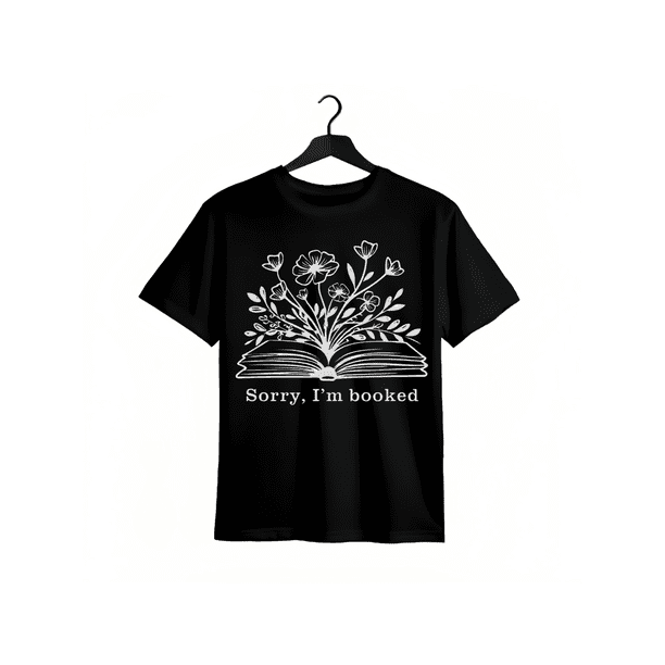 i am Booked Shirt Book Lover Graphic Tee for Women aesthetic Reading T Shirt Gift idea