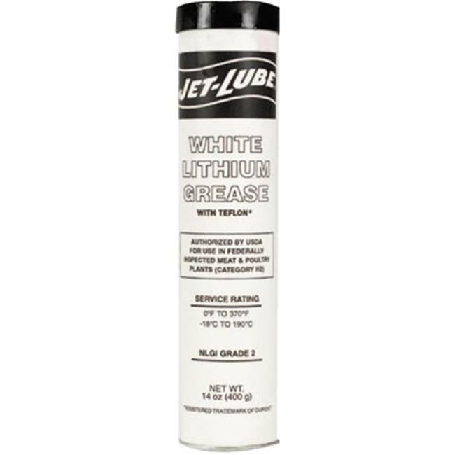 JetLube 39950350 14 Oz. White Lithium Grease with Ptfe Lithium Base