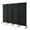 Black, variant on Yunken 4-Panel Folding Room Divider with Lockable Wheels, 5.6 Ft Tall Portable Privacy Screen for Home & Office Use