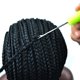 thumbnail image 4 of OULII 1Ud Gorro Elástico De Crochet Negro Para Pelucas Con Soporte Para, 4 of 6