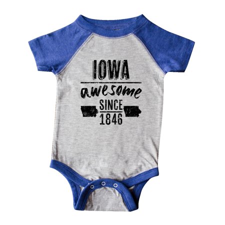 

Inktastic Iowa Awesome Since 1846 Gift Baby Boy or Baby Girl Bodysuit