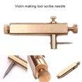 thumbnail image 3 of Violin Making Tools Brass Purfling Inlay Inlaid Groove Maker Carver Luthier Tool Musical Instrument Accessories, 3 of 7