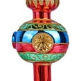 thumbnail image 4 of 13-inch Glass Hand-Painted Christmas Tree Topper Ornaments for Xmas Decoration Retro Antique Holiday Ornament Present for Xmas Trees, 4 of 4