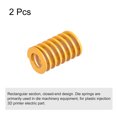 thumbnail image 3 of Unique Bargains Meurent Ressort, 14mm OD 25mm Long 2 Pack Estampage Charge Légère Compression Jaune, 3 of 5