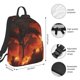 thumbnail image 2 of Balery Fiery Dragons Castle Attack Mochila ligera para hombre y mujer: duradera e impermeable, ideal para la escuela, el trabajo, viajes y uso diario., 2 of 7