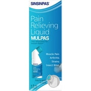 Sinsinpas Pain Relieving Liquid, Mulpas 1 Pack (Total 4 oz), Rapid Insect Bite Itchy Skin Relief