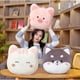 thumbnail image 2 of Almohada de peluche de gato, 15.7 pulgadas, muñeco de peluche suave, lindo cojín de peluche para niños, para la siesta o para decorar la habitación., 2 of 4
