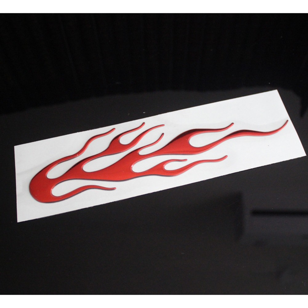 DIY Flame Vinyl Decal Sticker Waterproof For Car Motorcycle Gas Tank