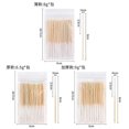 thumbnail image 1 of 10 Packs Precision Tip Cotton Swabs with Wooden Sticks for Nail Polish Touch Up Disposable Makeup Applicator Cotton Sticks for Makeup Microblading Sup, 1 of 3