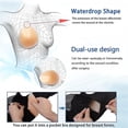 thumbnail image 5 of 1 Uds formas de senos de silicona prótesis de mastectomía travesti sujetador potenciador insertos una pieza A B C D Copa, 5 of 5