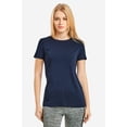 thumbnail image 2 of 3 Packs of Sofra Women's Short Sleeve Classic Fit Crew Neck T-Shirt Top, 2 of 4