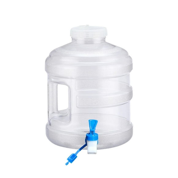LOVIVER Water Container with Handle Clear Water Carrier for Emergency Backpacking RV