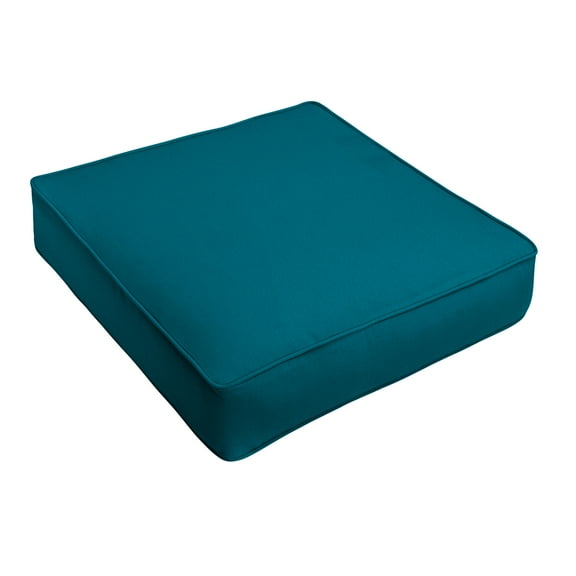 Teal Indoor/Outdoor Deep Seating Cushion, Corded