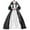 White, variant on Gothic Dress for Women Prom Gown Halloween Costume Medieval Renaissance Floor Length Vintage Dress Black XXL
