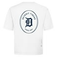thumbnail image 3 of Men's Levelwear White Detroit Tigers Register Oversized Luxe Signature Knit T-Shirt, 3 of 3