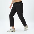 thumbnail image 4 of RYDCOT Mens Casual Pants Elastic Waist Joggers Sweatpants with Pockets Solid Color Outdoor Sports Pants Black 14(XXXL), 4 of 4