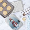 thumbnail image 5 of 2 Pack Pot Holders for Kitchen Heat Resistant Hot Pads Sets for Cooking Baking Watercolor-style Snowman Pattern, 5 of 7