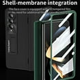 thumbnail image 2 of Feishell for Samsung Galaxy Z Fold3 Phone Case,Luxury Premium PU Leather, Full Body Hinge Protection, Built-in Screen Protector, Adjustable Kickstand Drop Proof Protective Cover,Green, 2 of 12
