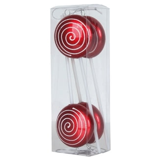 Vickerman 6 Lime Candy Ball Ornament, 4 per Bag
