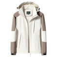thumbnail image 6 of IROINNID Men's Waterproof Hooded Windbreaker Jacket Color Block Lightweight Outdoor Rain Coat with Adjustable Drawstring and Zipper Pockets for Hiking Camping, 6 of 9