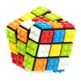 thumbnail image 1 of Cubo de bloques de construcción rompecabezas desmontable, Cubo mágico profesional, juguetes educativos, regalos Diy, 3x3x3, 1 of 3