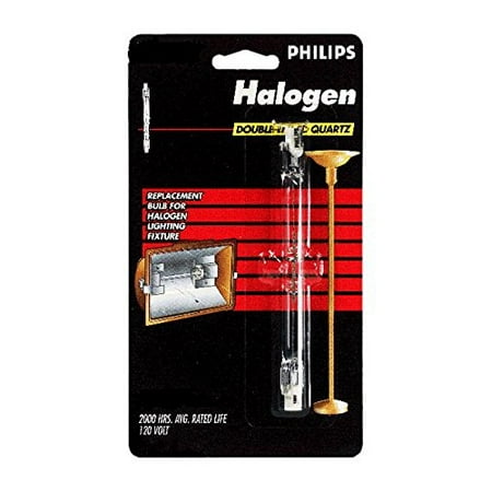 Philips 112128 Halogen 100W T3 Quartz Light Bulb Clear 79MM