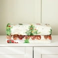 thumbnail image 5 of Merry Christmas Flannel Blanket Throw 50x60 Inch Cute Fleece Blanket Xmas Vintage Farmhouse Fuzzy Plush Throw Yellow Kawaii Gingerbread Man Living Room Decor, 5 of 5