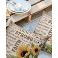 thumbnail image 2 of Outdoor Throw Pillow Cover Farmhouse Sunflower Floral Waterproof Cushion Covers 2 Pack Retro Newspaper with Quotes Pillow Cases Home Decoration for Patio Garden Couch Sofa, 2 of 6