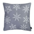thumbnail image 2 of Decorative Christmas Snowflakes Single Throw Pillow Cover Square, 2 of 5