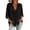 Black, variant on Sheghy Womens Long Sleeve Tops 100%Cotton Women's Solid Loose Casual Crew Neck Button Down Long Sleeve Cardigan Top with Pockets