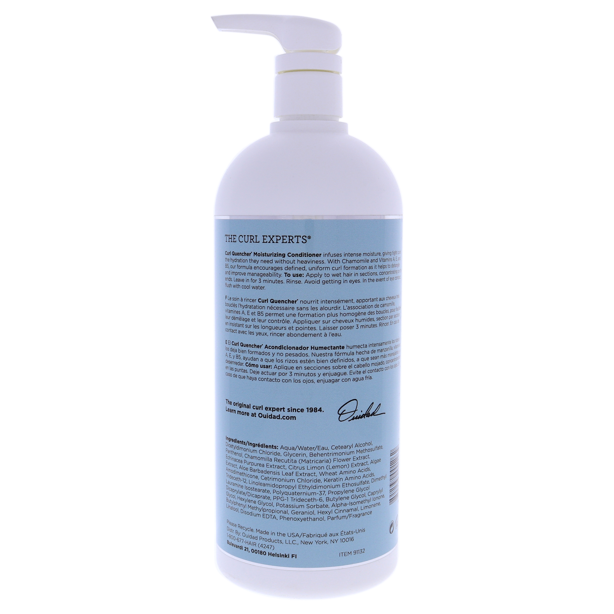 Ouidad Curl Quencher Moisturizing Conditioner (33.8 oz) - image 2 of 2