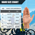 thumbnail image 5 of Savior Heat Men Gym Gloves Half Finger Cycling Glove For Women With Anti Slip Padded Palm Grip Protection,Sizes S-2XL, 5 of 7