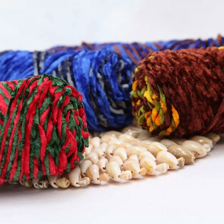 Floleo Clearance Chenille Winter Crochet Scarf Line Soft Hook Line knitting  Yarn Braideds Yarn 