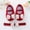 Red, variant on piuwrlz Antis Slip Shoes For Toddler Girls Prewalker Soft Antiskid Soft Sole Babys Shoe Pink Size 0-3 Mouths
