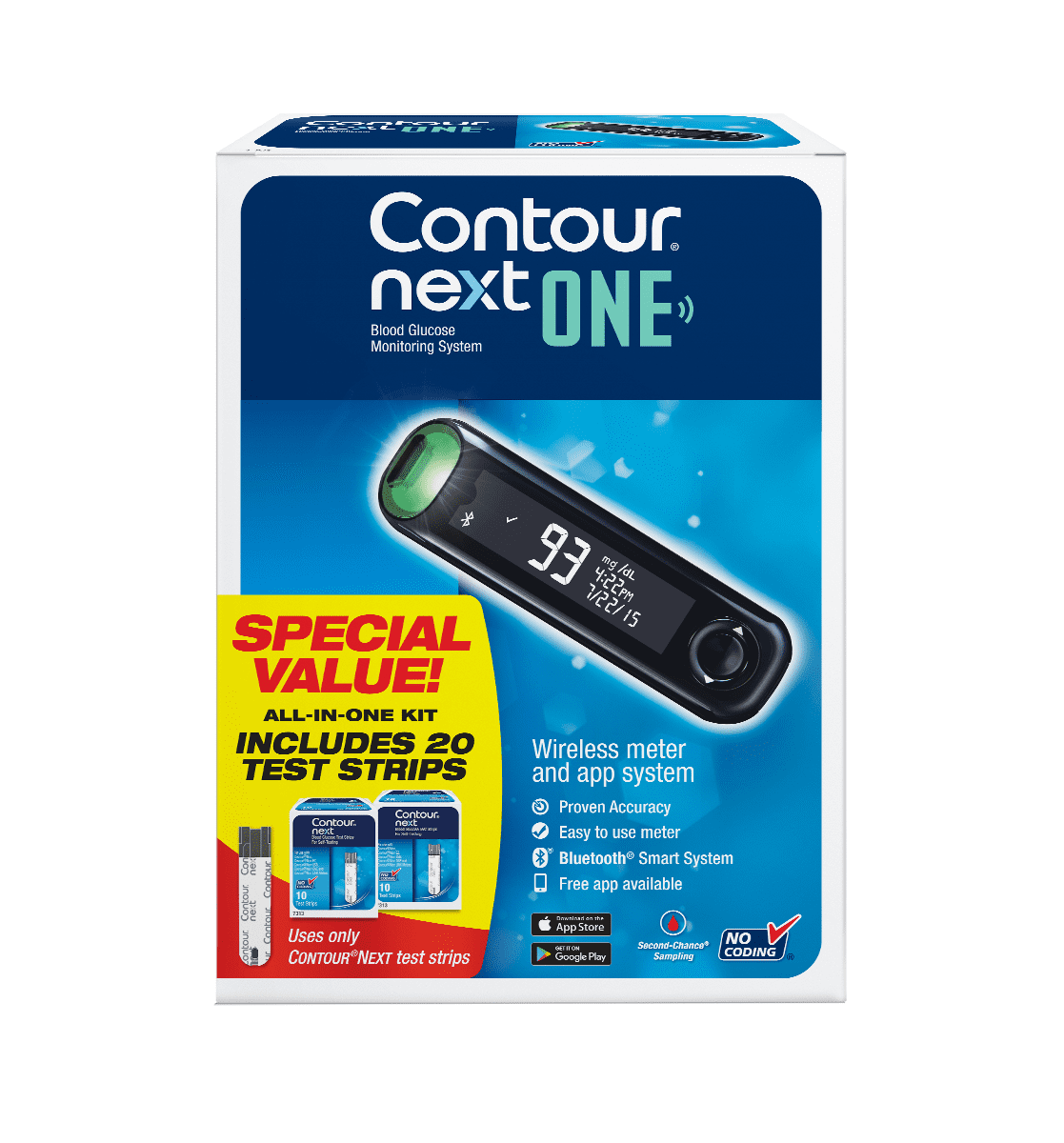 contour next one blood glucose meter review