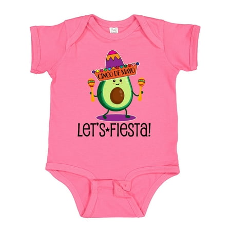 

Inktastic Cinco De Mayo Lets Fiesta Avocado Gift Baby Boy or Baby Girl Bodysuit