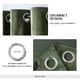 thumbnail image 2 of Juego de 2 cortinas MIULEE, terciopelo, verde oliva, 132 x 213 cm, 2 of 6
