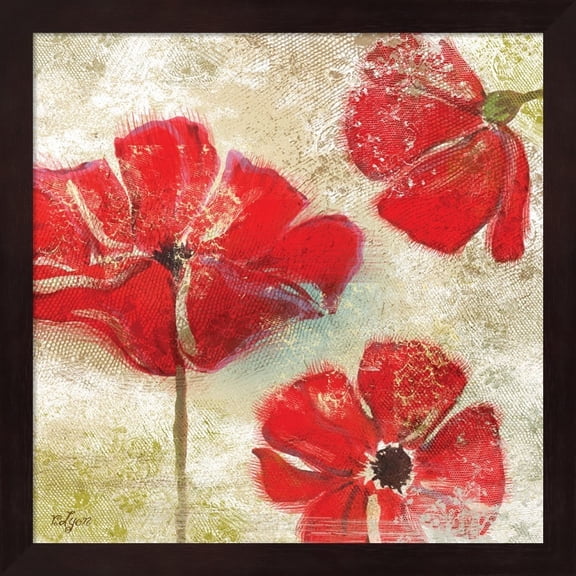 Metaverse Rebecca Lyon 'Poppy Passion I' Framed Art