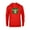 Red, variant on Star Wars Grogu Good Luck Charm Clover St. Patrick’s Day - Pullover Hoodie for Adults - Customized-Red