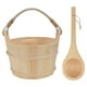 thumbnail image 1 of Juego de barril de madera con cuchara, ideal para sauna o sauna., 1 of 7