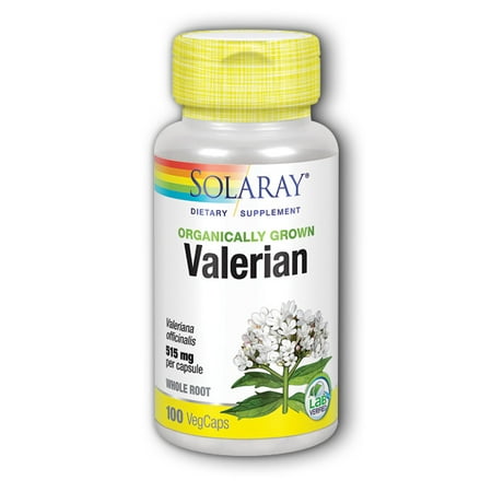 Solaray Valériane organique 100 capsules végétariennes
