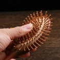 thumbnail image 3 of Peine Con Cojín De Aire, De Madera, Operación Segura, Cepillo De Pelo Con De Madera Para Masaje Del Cuero Cabelludo, 3 of 7