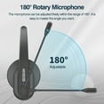 thumbnail image 2 of Auriculares inalámbricos de 2,4 GHz para centro de llamadas Auriculares en la oreja con mi MABOTO Auriculares, 2 of 7
