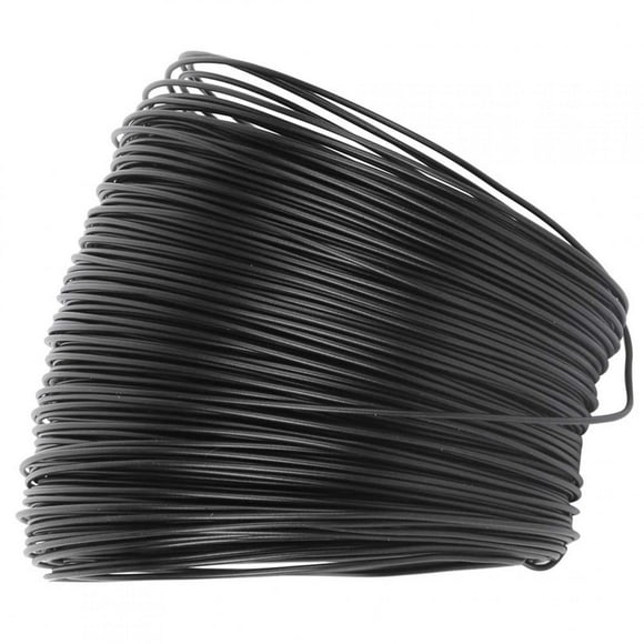 0.55mm Black Galvanized Iron Round Wire - 100m/328.1ft Durable, Flexible & Smooth DIY Fastener for Gardening, Crafts, Cable Storage, Toys & Electronics - High-Quality Metal Binding Accessory for Home