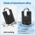 thumbnail image 4 of Intelligent fingerprint padlock drawer storage cabinet waterproof and rust proof Bluetooth lock anti-theft lock large lock head fingerprint padlock, 4 of 5