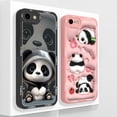thumbnail image 2 of Funda bonita de Panda para iPhone 7 8 Plus, fundas de teléfono para iPhone SE, funda trasera para iPhone7, iPhone8, iPhoneSE 7 + 8 +, parachoques de silicona suave, 2 of 5