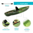 thumbnail image 5 of Lifetime Kenai 123 inch Sit-On-Top Kayak, Python Fusion (91075), 5 of 16