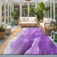 thumbnail image 2 of Area Rugs 2.7'x5', Purple Coastal Beach Carpet Runner Indoor Outdoor Rugs Home Decor Aesthetic, Summer Nautical Ocean Beige Seaside Non Slip Mats Washable Accent Rug for Living Room Bedroom, 2 of 8